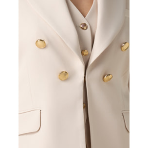 Oltre - Blazer effetto doppiopetto - Beige