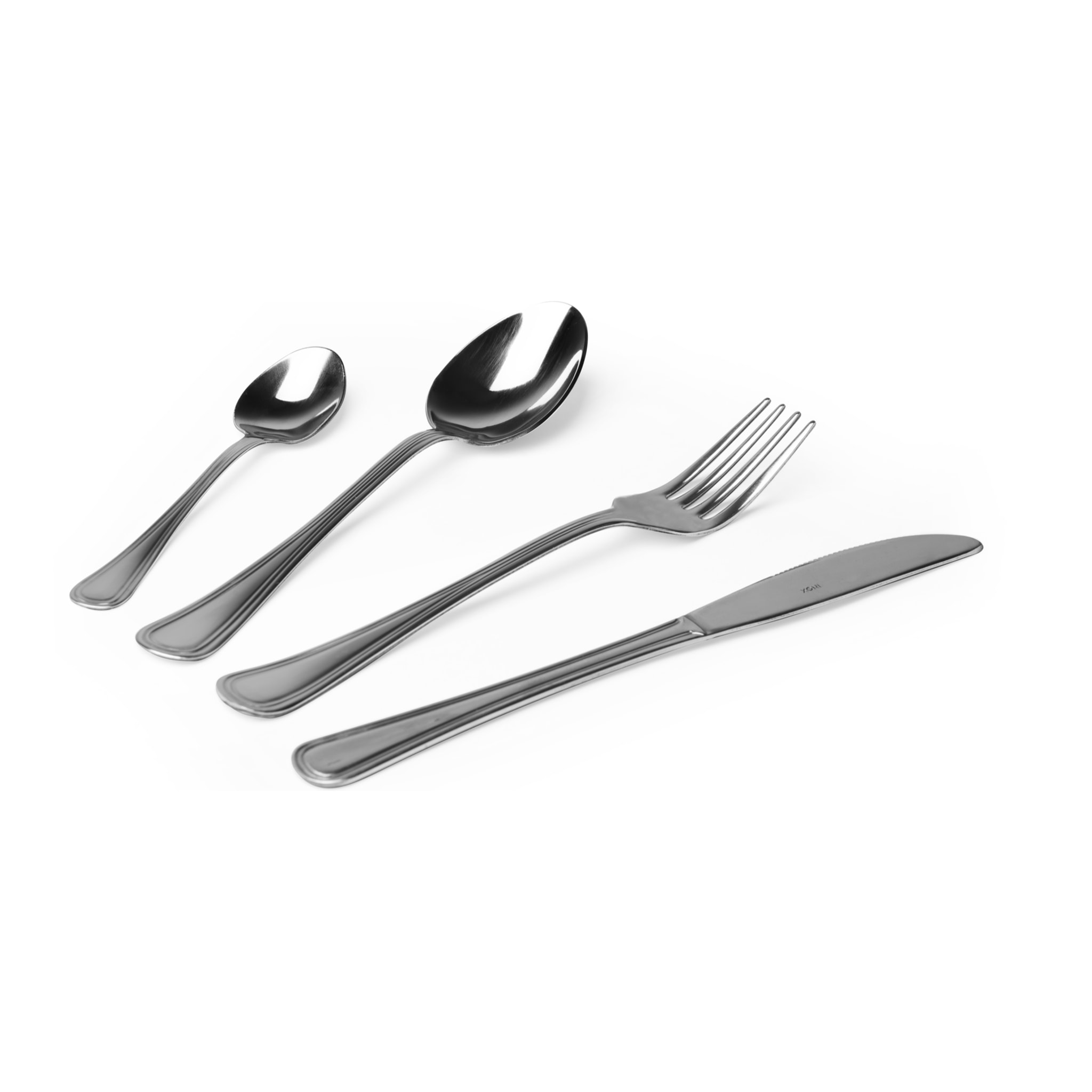 Service 24 couverts Excelsa – London, Acier Argenté