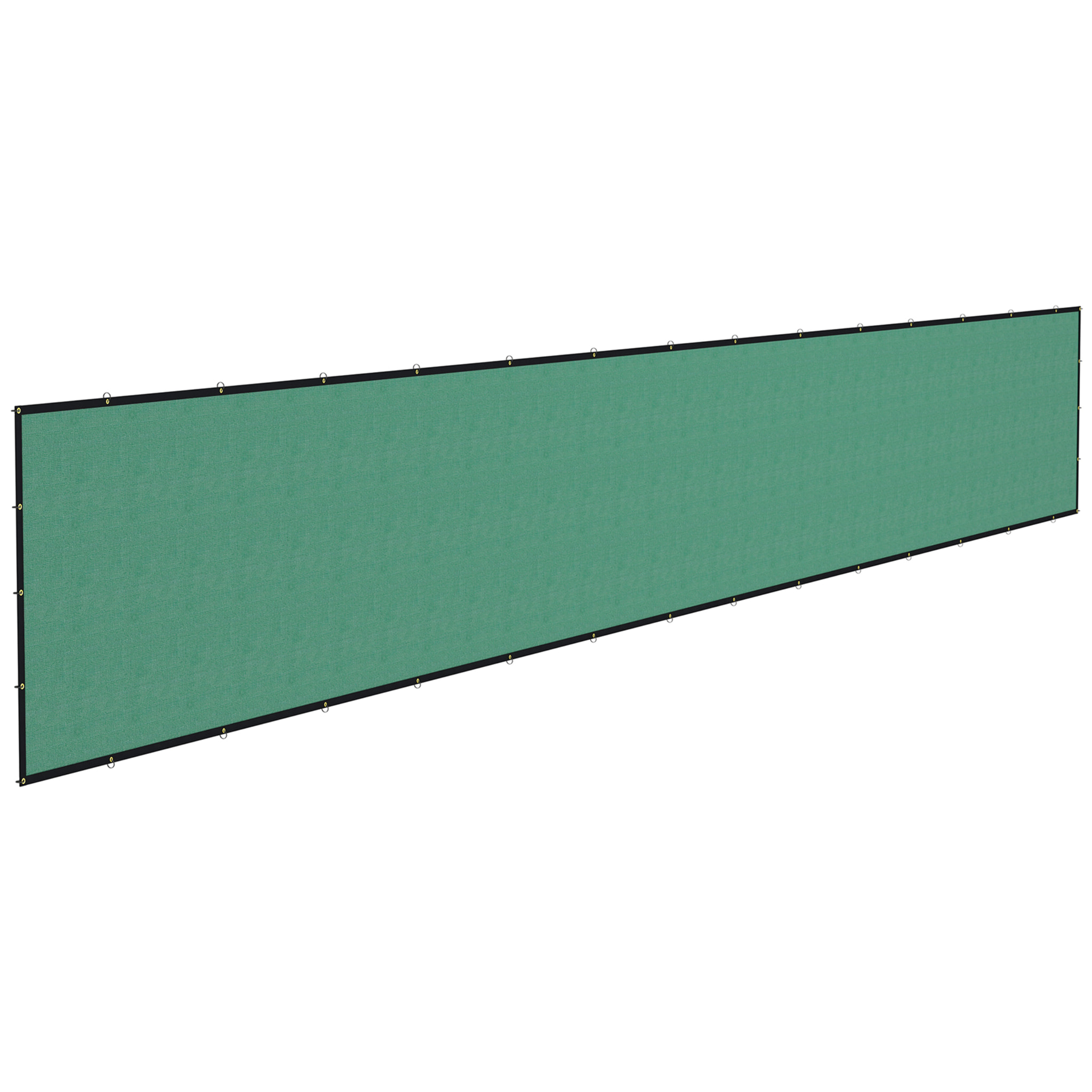 Brise-vue toile 160 g/m² renforcée avec attaches et œillets dim. 15,25L x 1,75H m