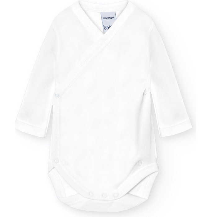 Body cruzado bebé manga larga bambú