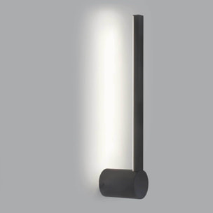 Forlight Passeggio Nova aplique exterior en negro con led blanco neutro 4000K