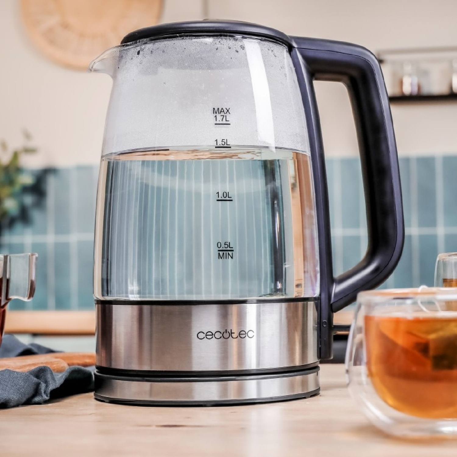 Cecotec Bouilloire ThermoSense 340 Clear