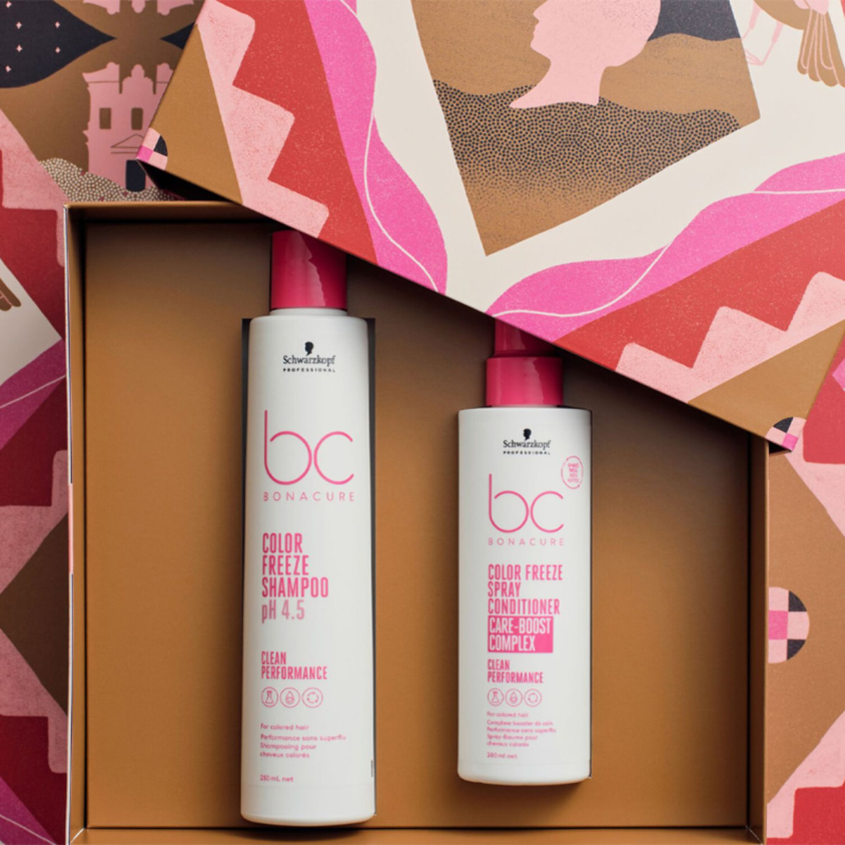 SCHWARZKOPF Set BC Bonacure Color freeze Shampoo 250ml + Spray Conditioner 200ml