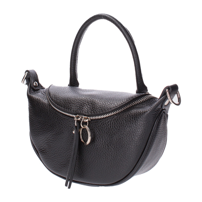 Borsa a mano Mae da donna In Vera pelle Made in Italy 26x13x8 cm