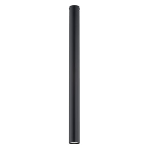 Lampada a sospensione Tecno in acciaio nero opaco