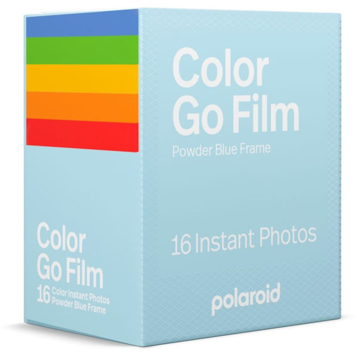 Papier photo instantané POLAROID Go flim double pack Powder Blue Frame