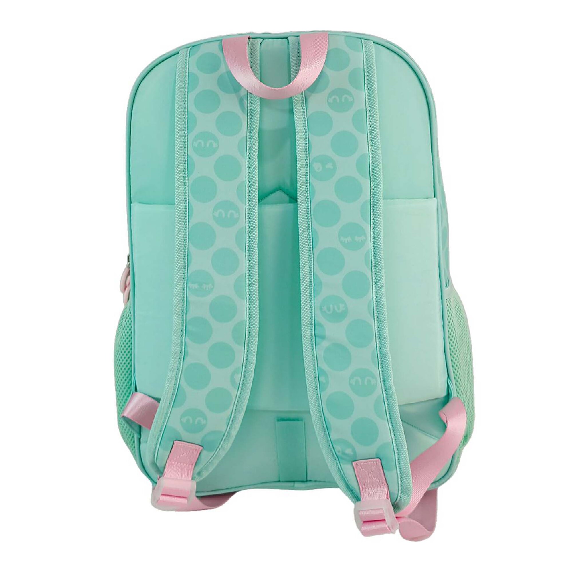 Mochila Primaria Blin Blin Kiss Me con doble compartimento adaptable a carro.