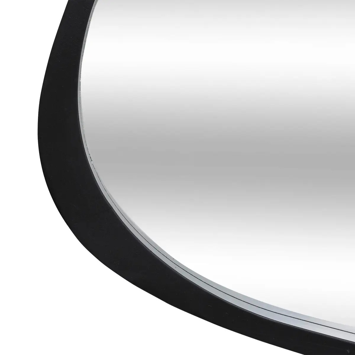 Miroir "Wayne" noir 63x57cm