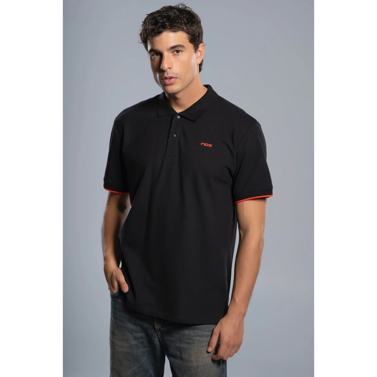 Polo CORP negro para hombre