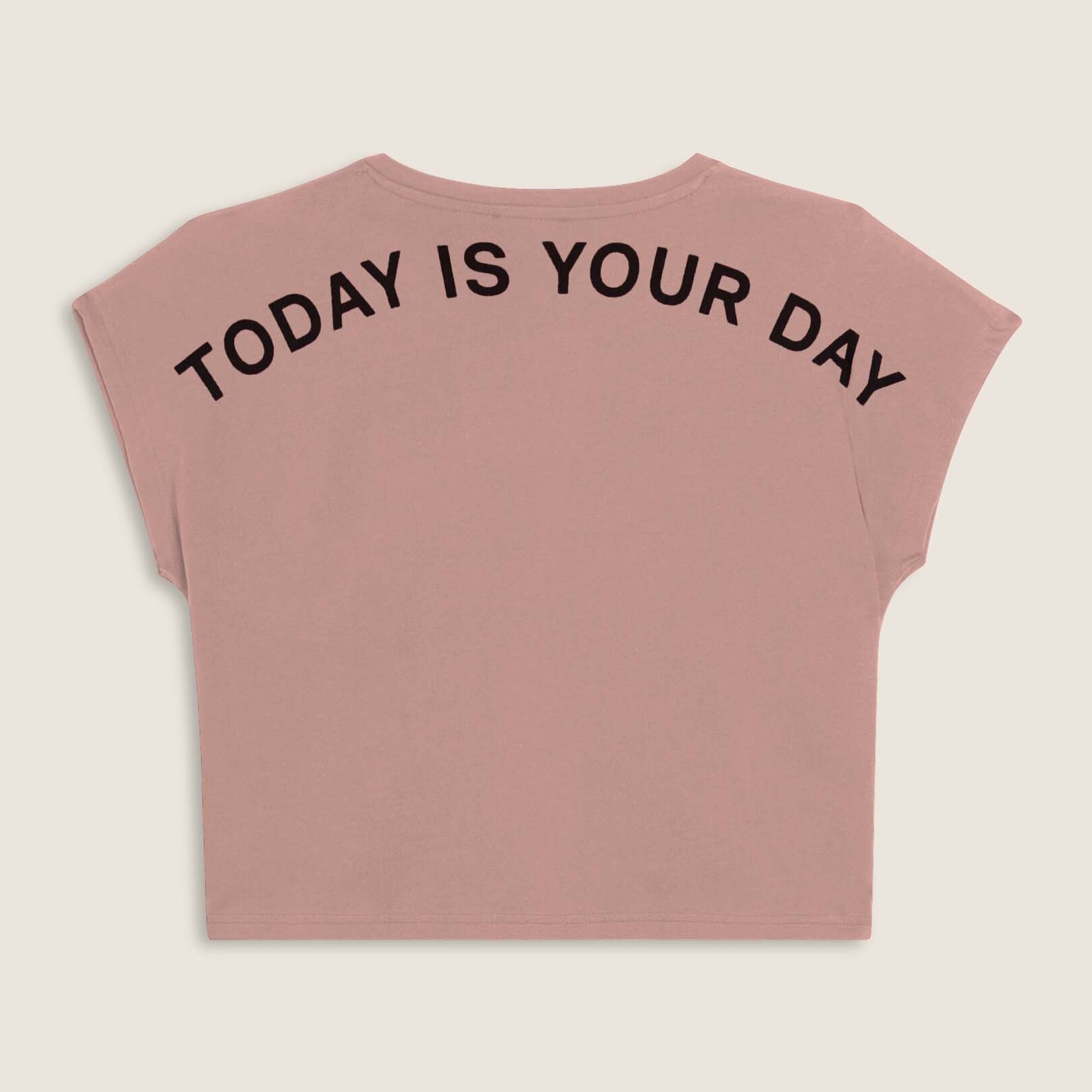 T-shirt donna con stampa sulle spalle