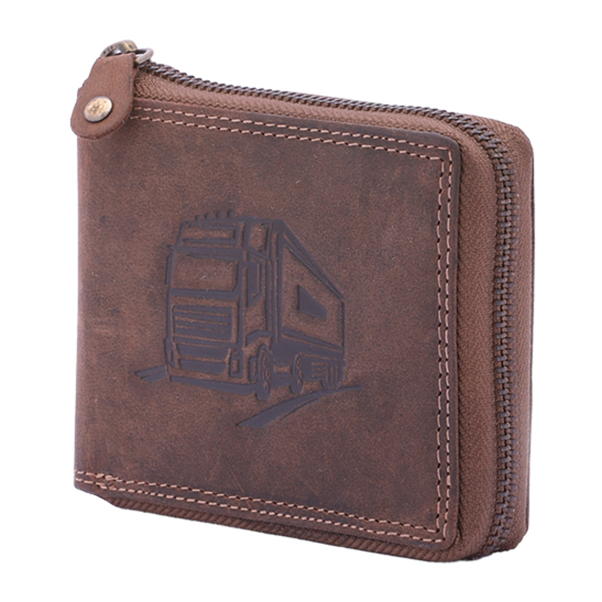 Portafoglio  da uomo In Vera pelle Made in Italy 9,5x12,5x2,5 cm