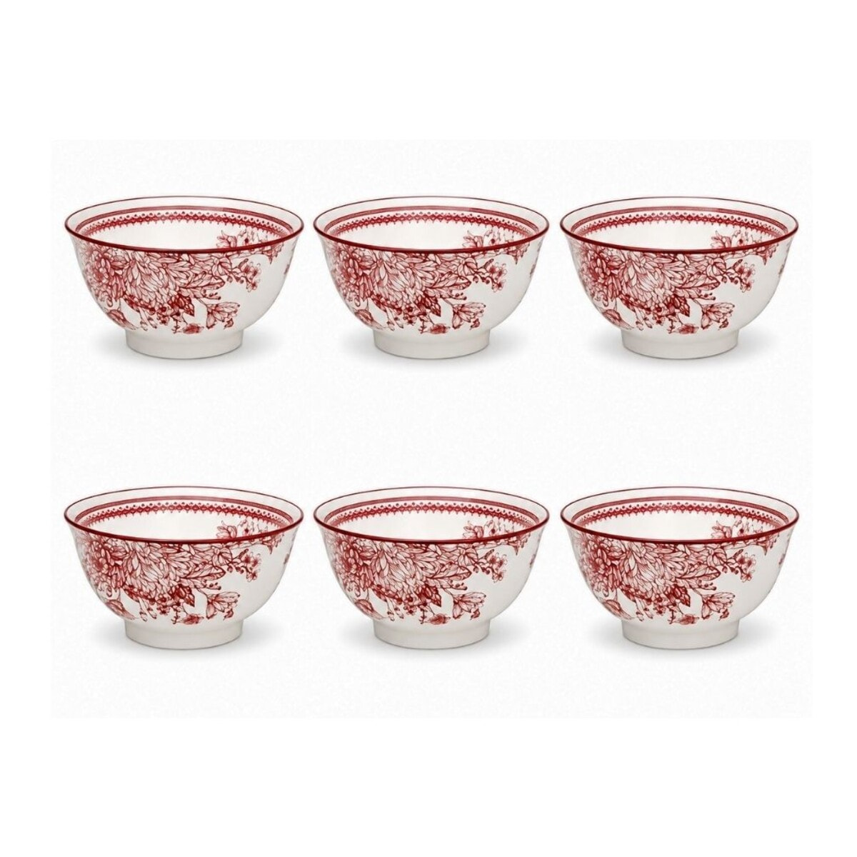 Lot de 6 bols médiums, LOUISE