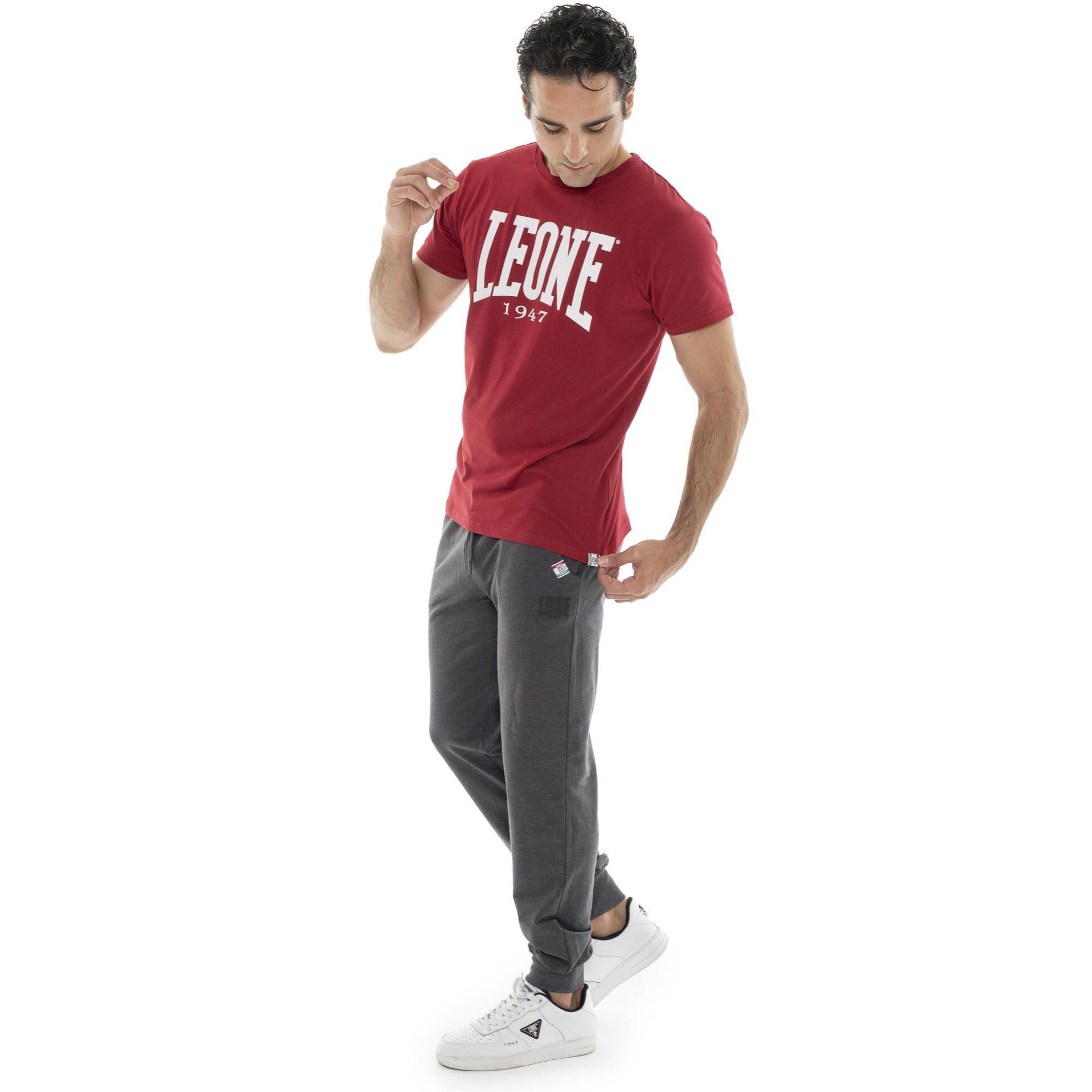 Pantalone sportivo invernale da uomo con polsino con logo piccolo 'Basic'