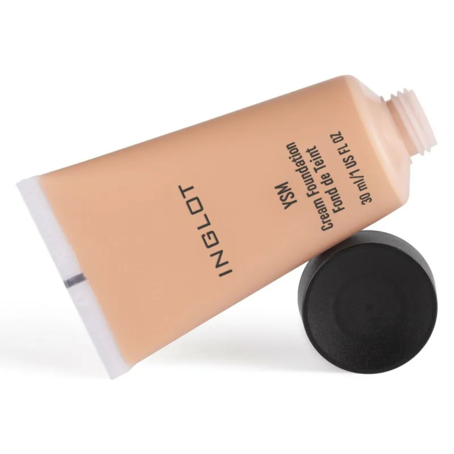 INGLOT PLAYINN Base de maquillaje YSM SMOOTHING FACE FOUNDATION, Efecto mate, Cobertura media, Larga duración, Formulación vegana, Hidratante y suaviza lineas de expresión 51 Piel media a oscura, subtono melocoton