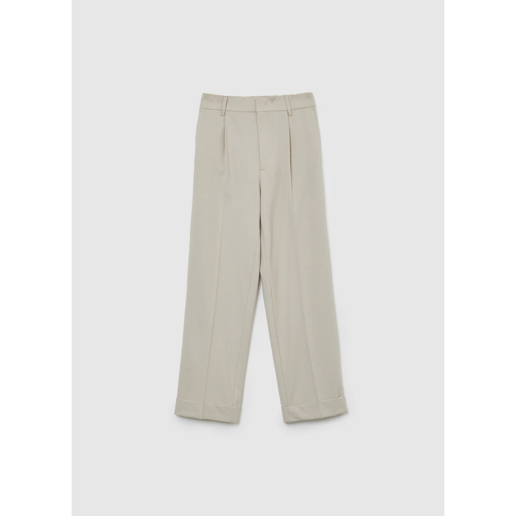 Pantalone con risvolto