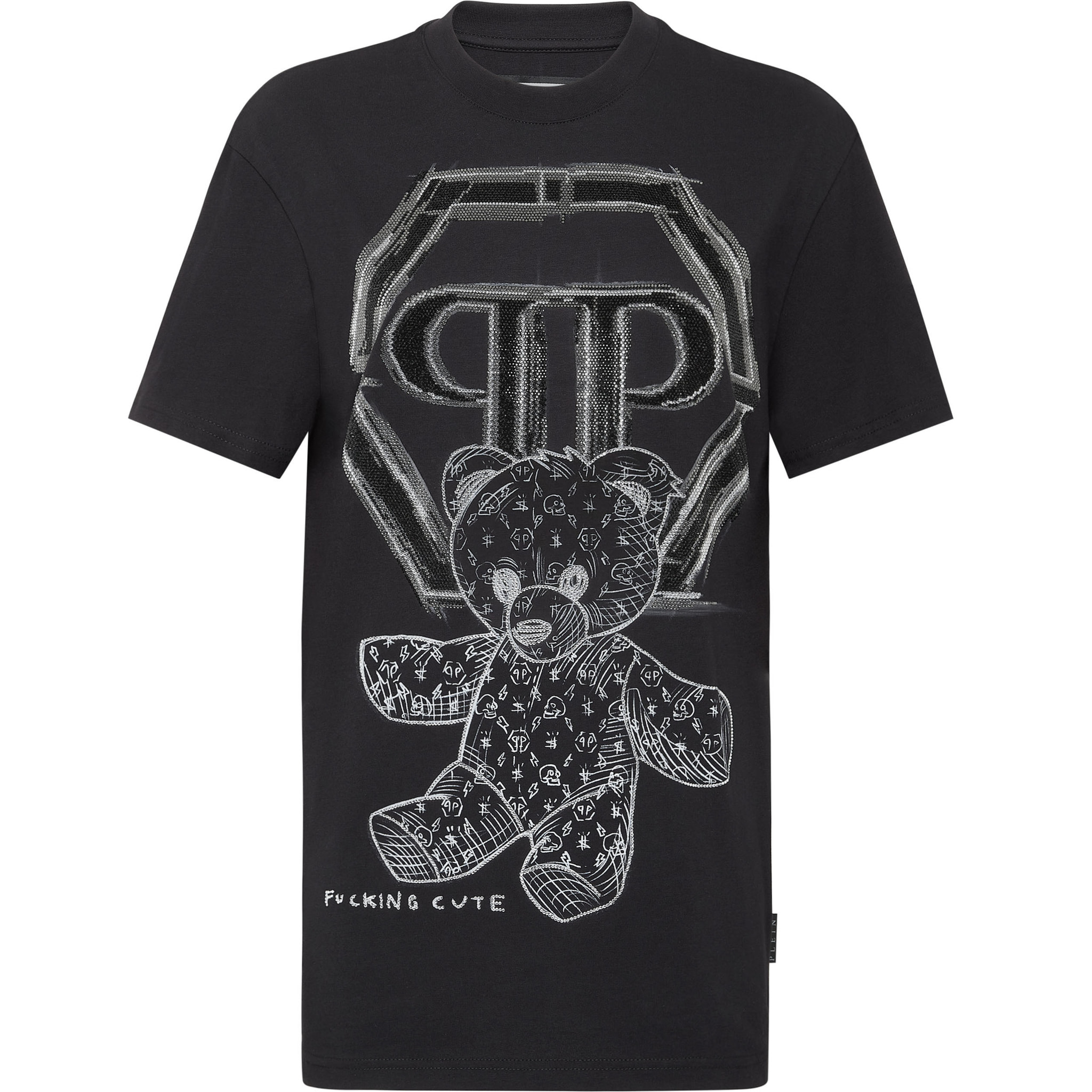 PHILIPP PLEIN T-Shirt Round Neck TEDDY