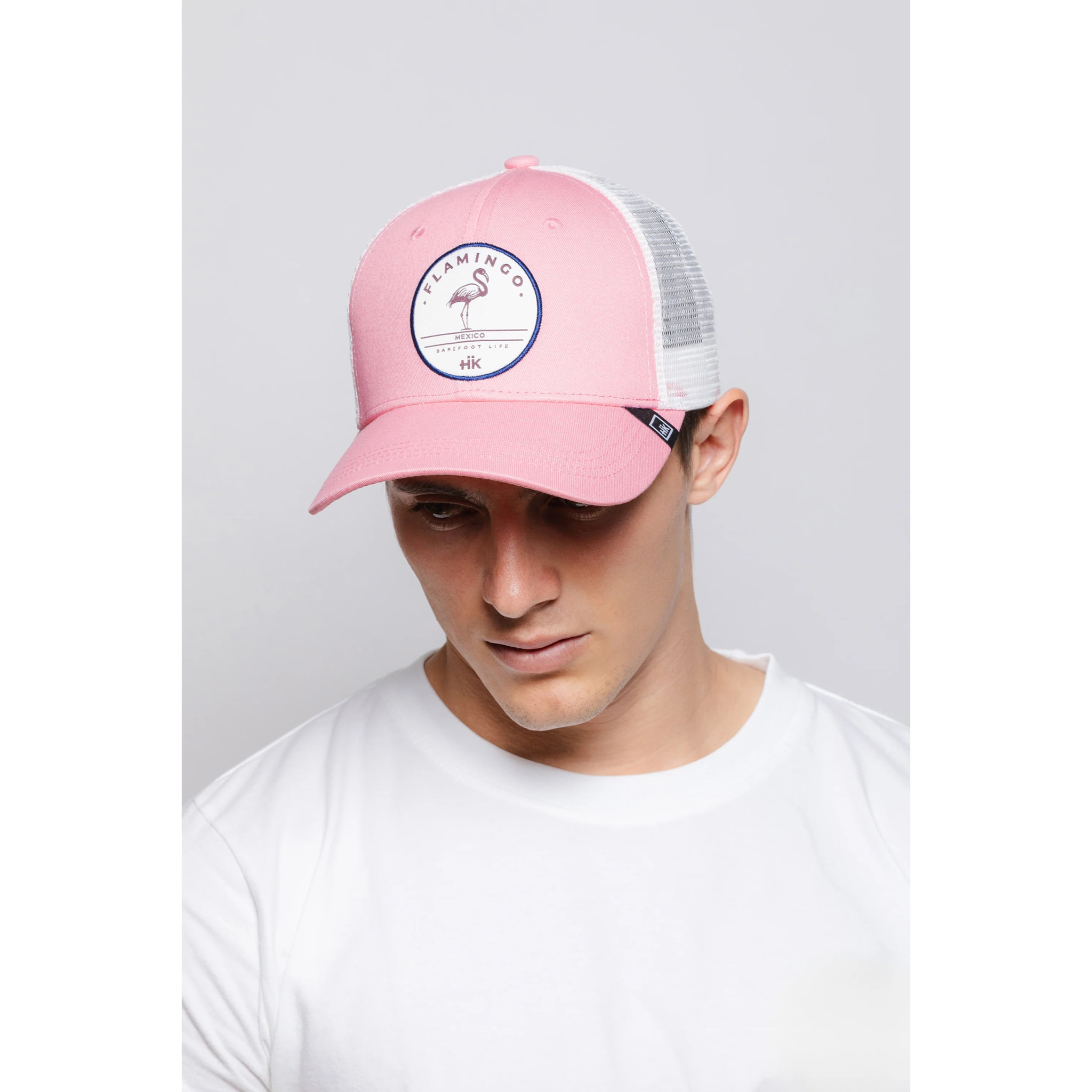 Gorras Hanukeii Flamingo Truck Pink / White