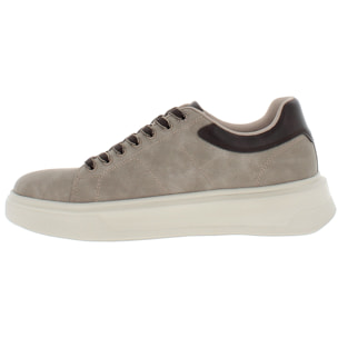 Armata di Mare Scarpe Uomo Court Maxi Sneakers Casual con Soletta Rimovibile in Memory Foam AMU 2M842 Taupe