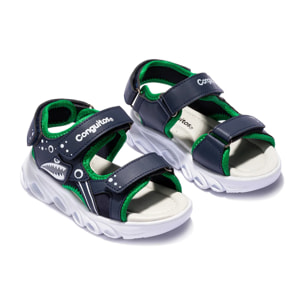 Sandalias Deportivas Unisex Con Luz