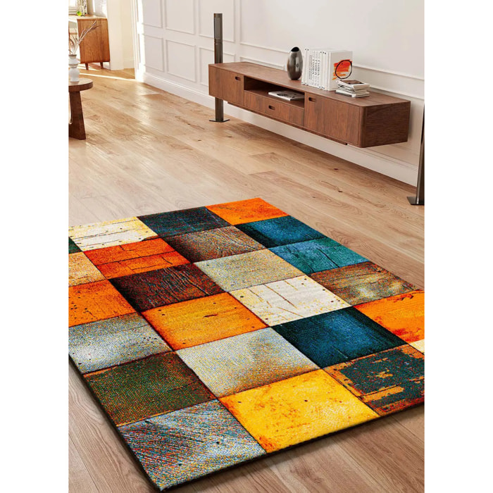 SYBIL Alfombra geométrica en multicolor, varias medidas disponibles