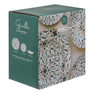 Service de table Gaelle 12 pièces