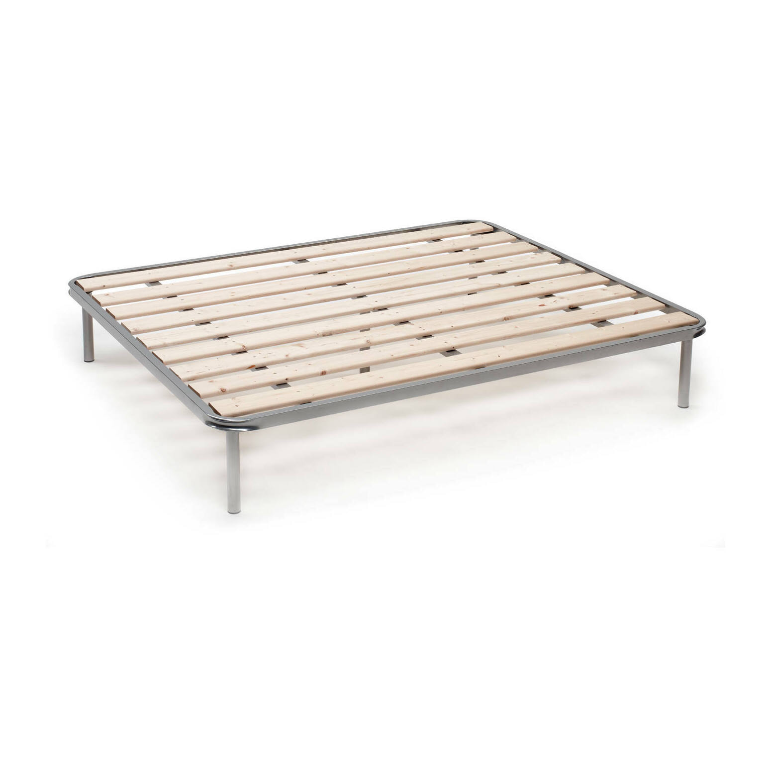 Rete letto matrimoniale Aleck, Rete ortopedica a doghe piallate, 100% Made in Italy, Cm 160x190h 31