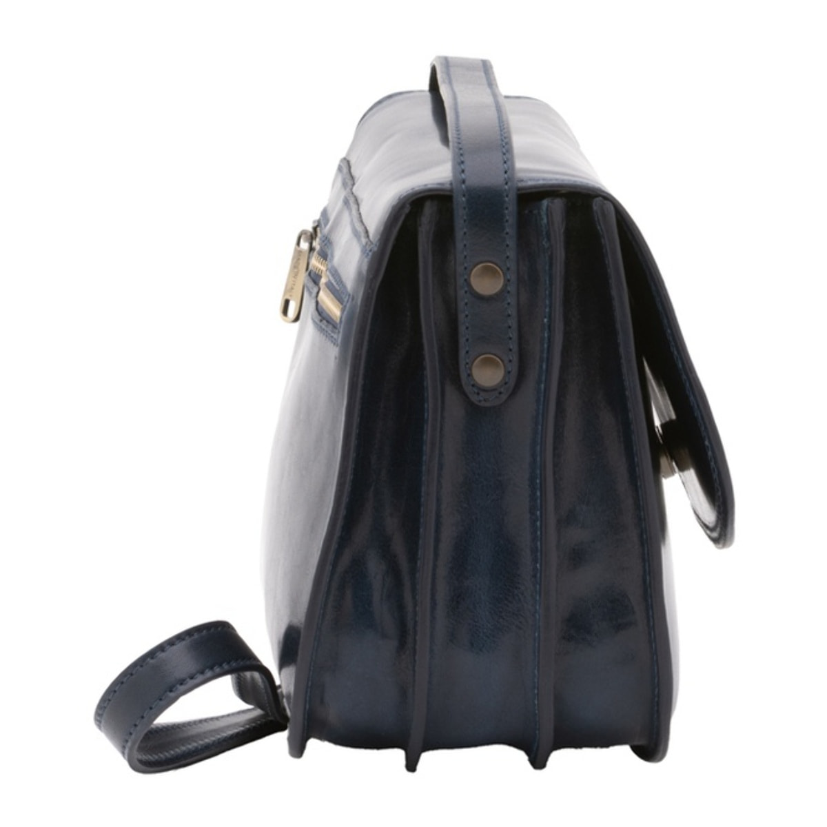 Borsa a tracolla da donna - Modello False - Vera pelle - 27.0 x 20.0 x 12.0 cm