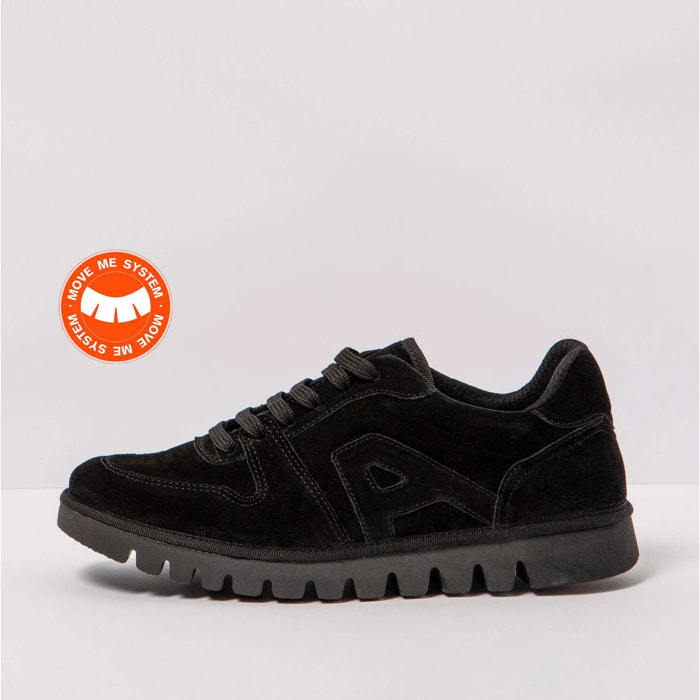 Zapatos 1593S SILK SUEDE BLACK/ONTARIO color Black