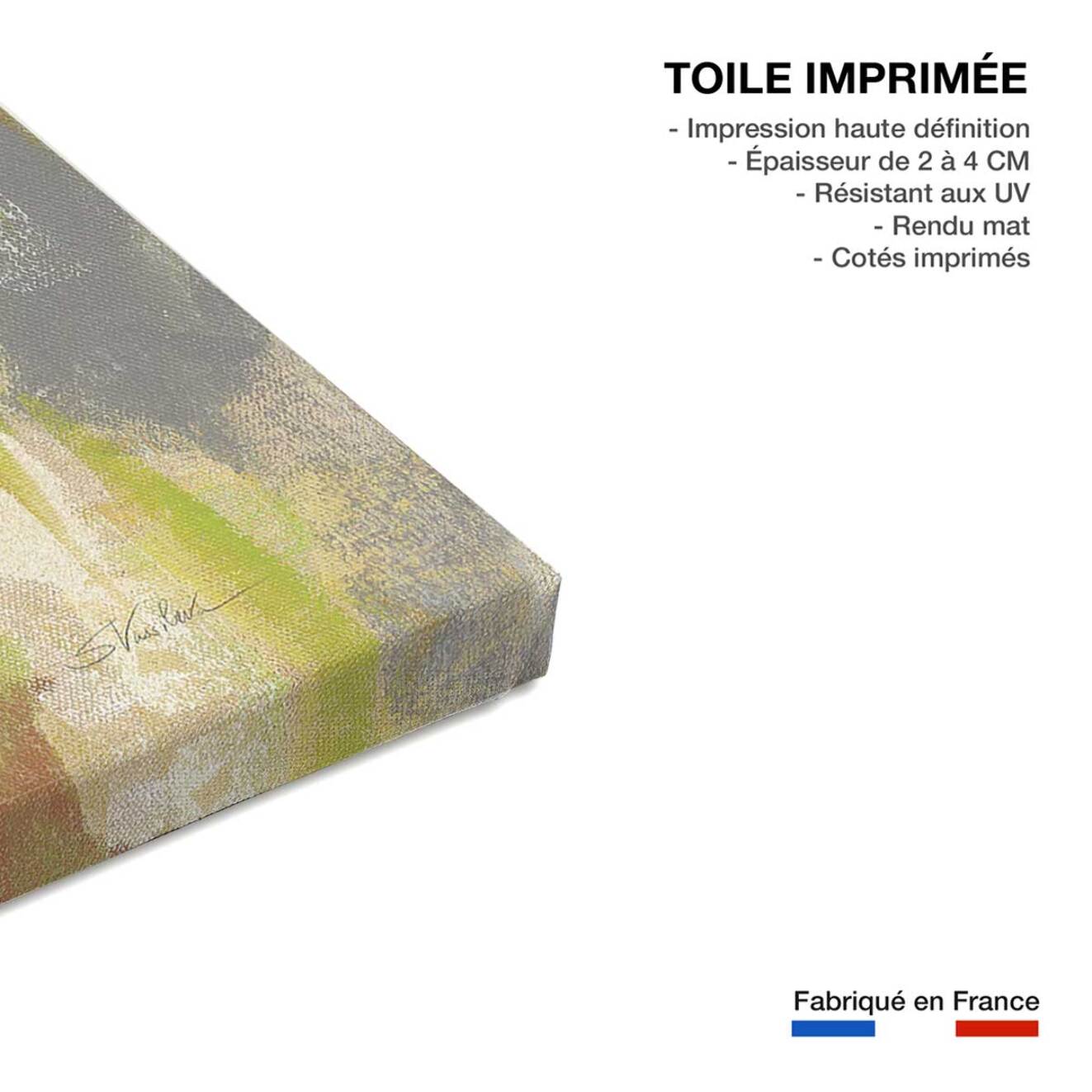 Tableau boutons d'or Toile imprimée