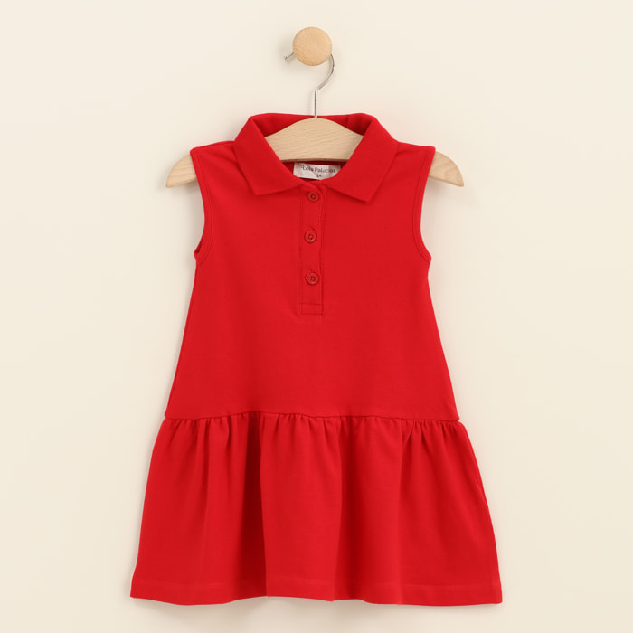 Vestido - algodón - rojo