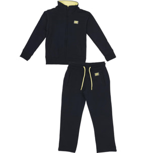 Tuta da bambina con colletto full zip Basic