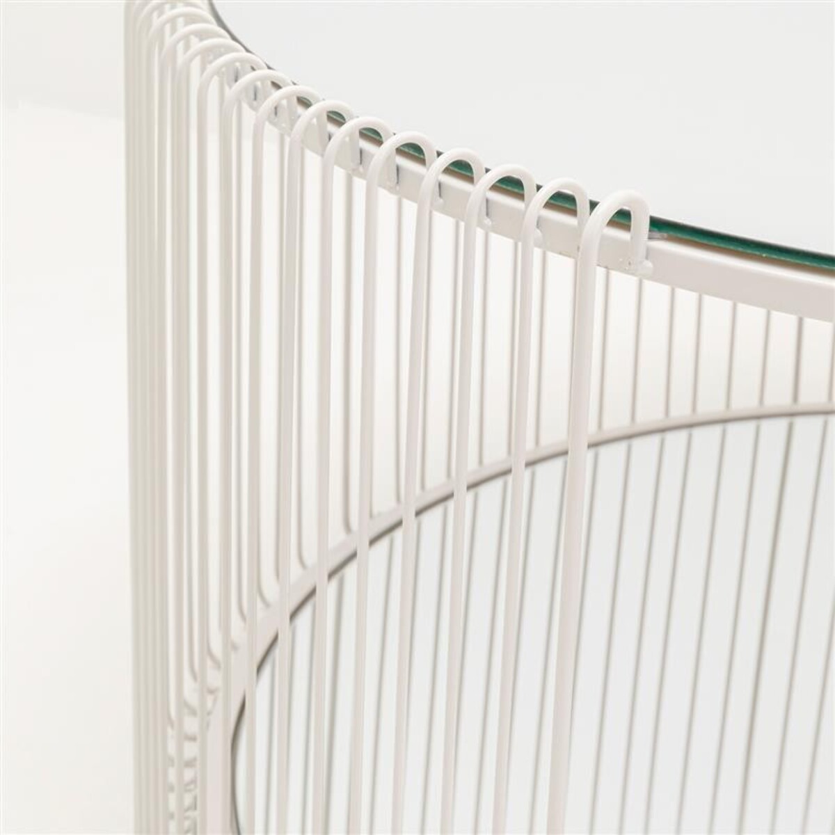 Table basse Wire Double 80cm beige Kare Design