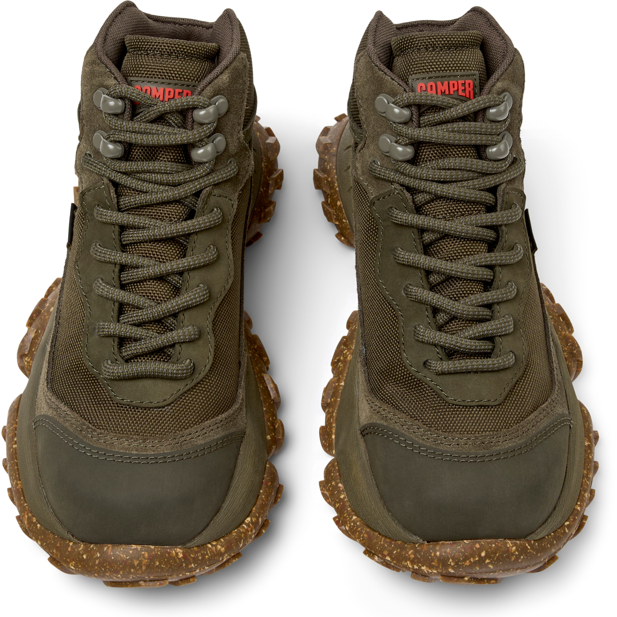 Sneaker-Bootie - CAMPER Karst Trek - Verde - Tessile tecnico