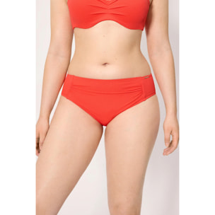 Slip bikini midi modellante Arancio