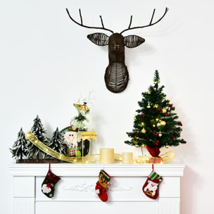 Mini árbol de Navidad con 73 Ramas de PVC ÃÂ¤20x60cm Verde