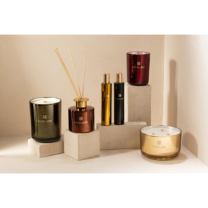 J-Line parfum de maison Excellent - Golden Honey - verre - ocre