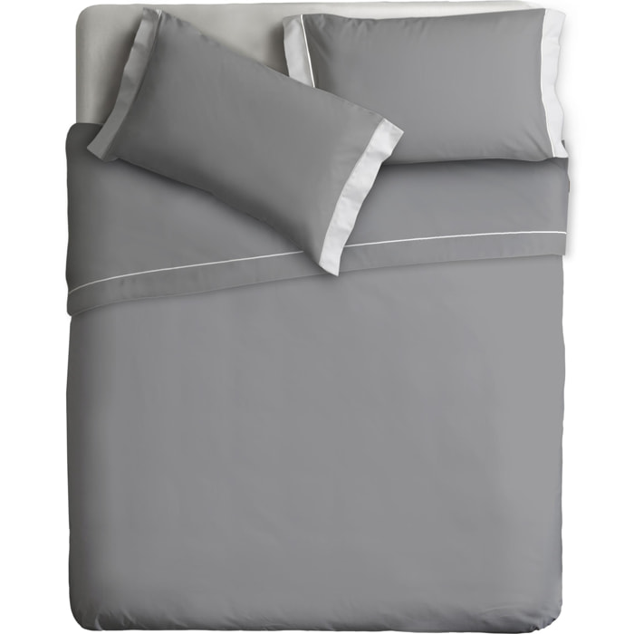 Completo letto Double-Color IPERSAN Grigio/Bianco