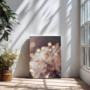 Tableau floral Fleurs scintillantes Toile imprimée