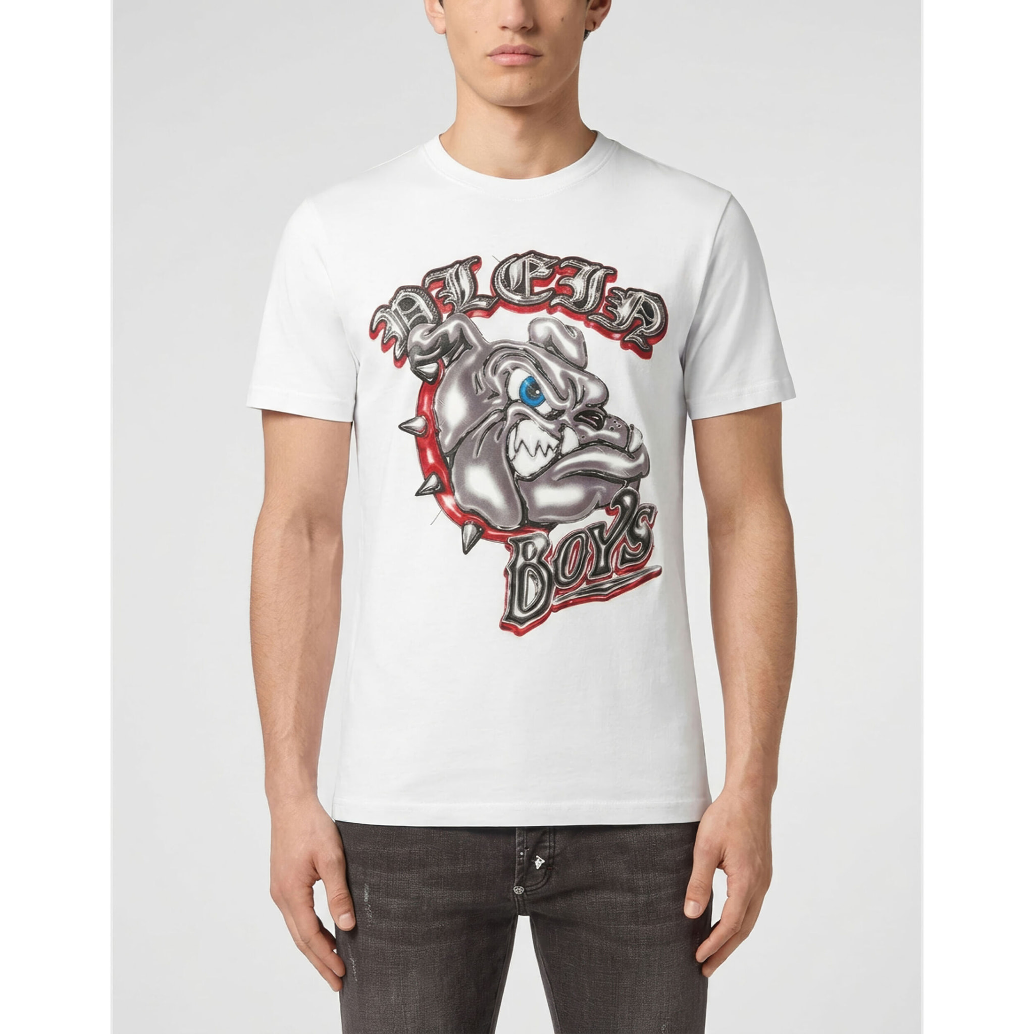 PHILIPP PLEIN Camiseta de cuello redondo y manga corta