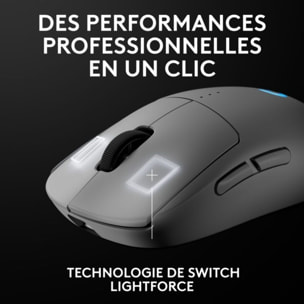 Souris Gamer Sans Fil LOGITECH G PRO 2 Lightspeed Wireless Blanche