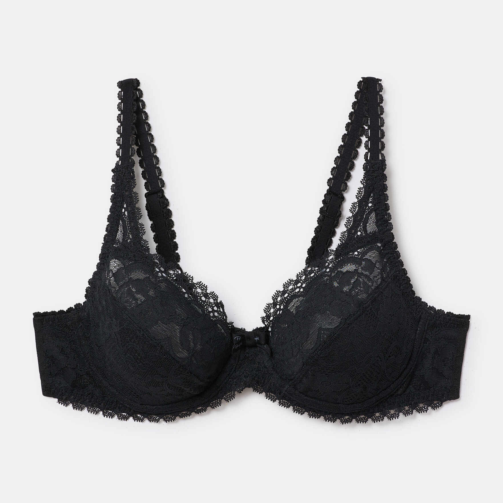 Sujetador con aros Flower Elegance. Con encaje reciclado