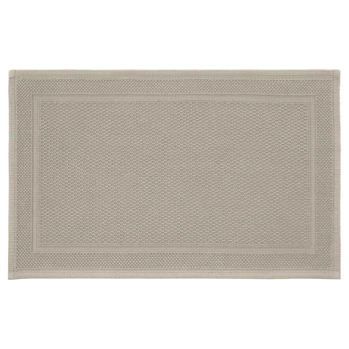 Tapis de bain pur coton 1700 g/m² uni brun Antica taupe