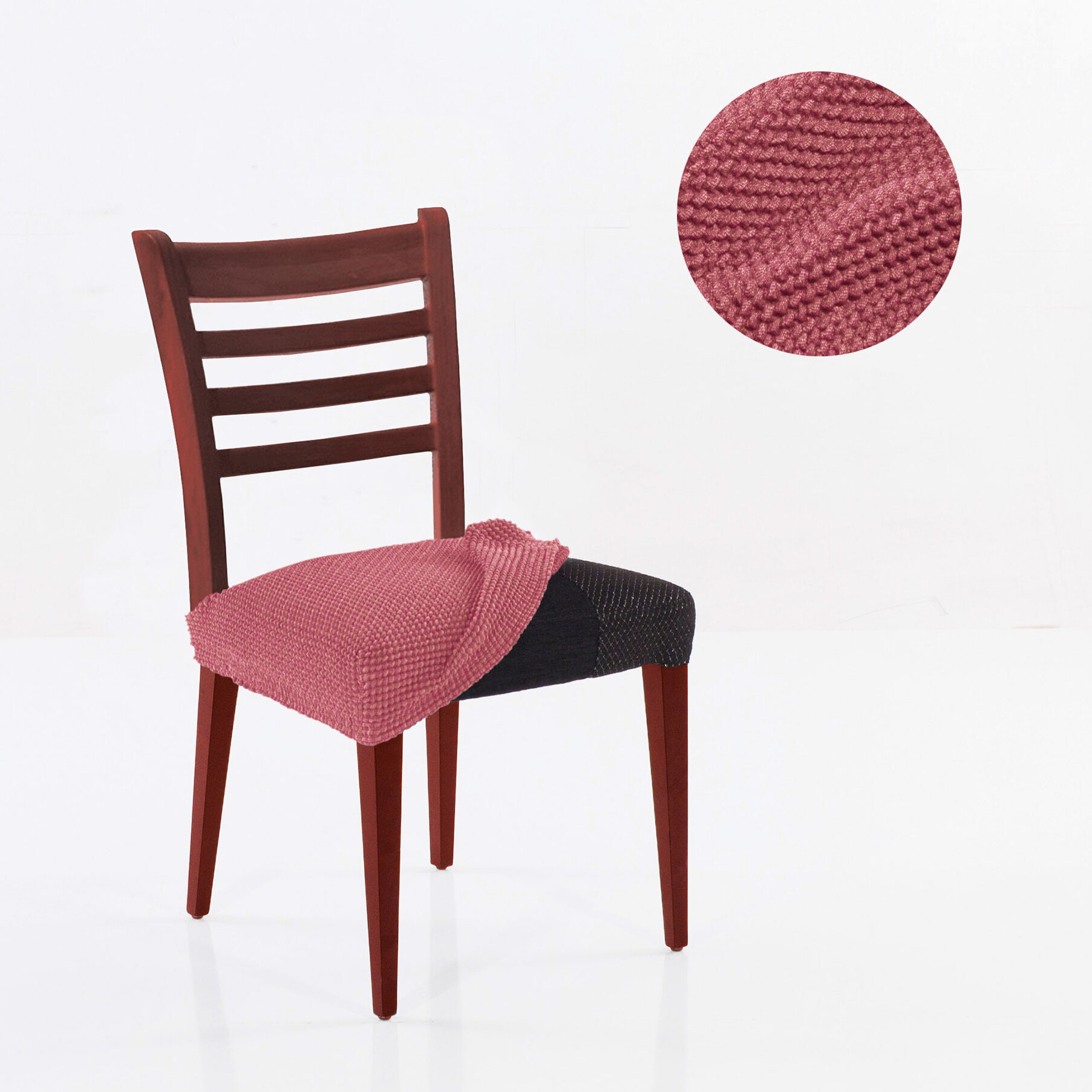 Funda Super Elástica para ASIENTO de SILLA pack2 unidades modelo HELENA