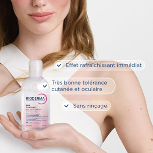 Crealine AR+ - Gelée Micellaire - Nettoyant anti-rougeurs démaquillant apaisant 250 ml