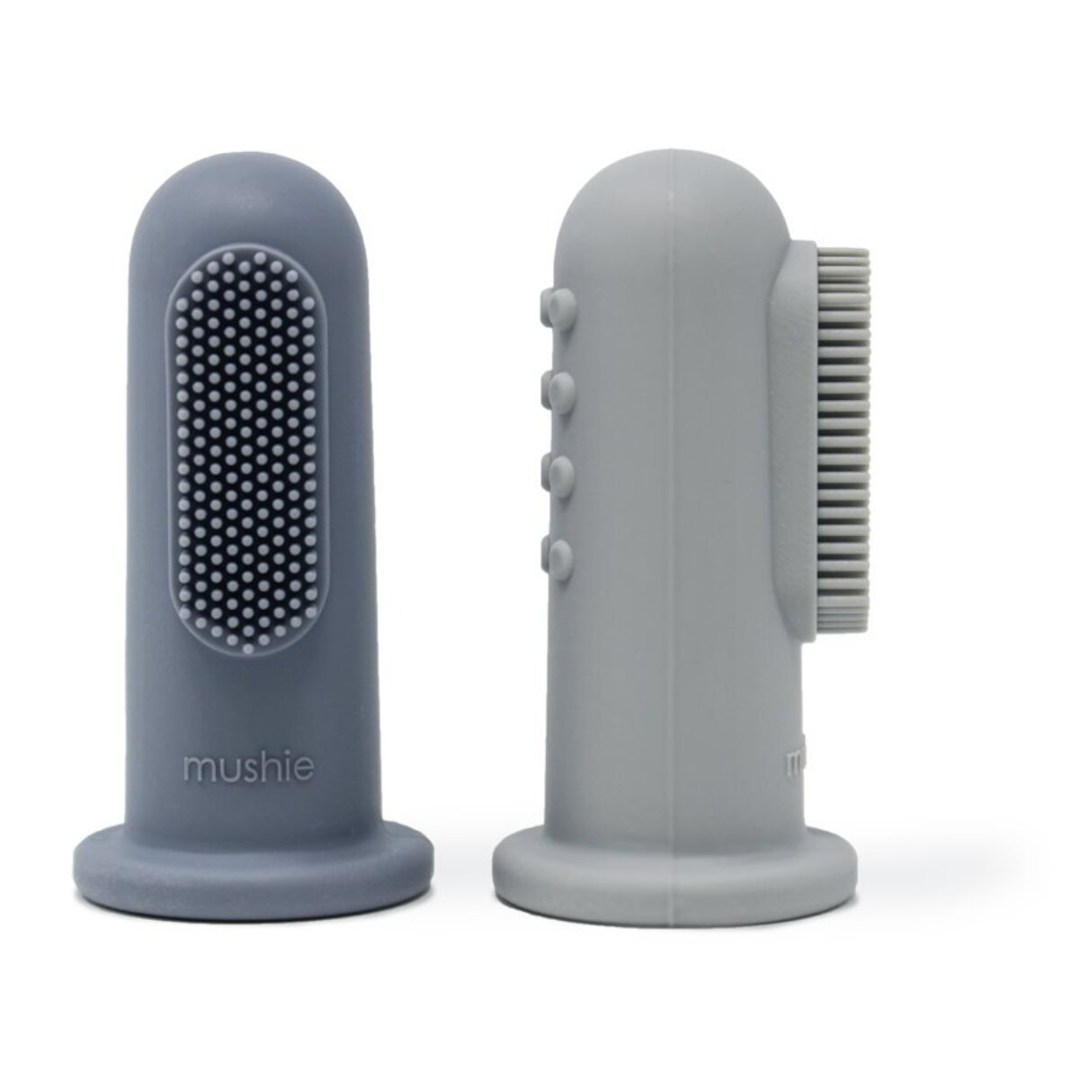 Mushie Pack 2 Cepillos Dientes Dedo Solid