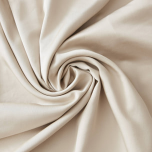 Taie de traversin "Salomé" Viscose de bambou 120 fils/cm² - Salomé Pampa - 85 x 185 cm