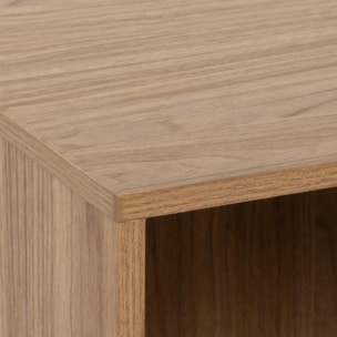 Etagère 6 cases Mix'N'Match bois et motif rayé