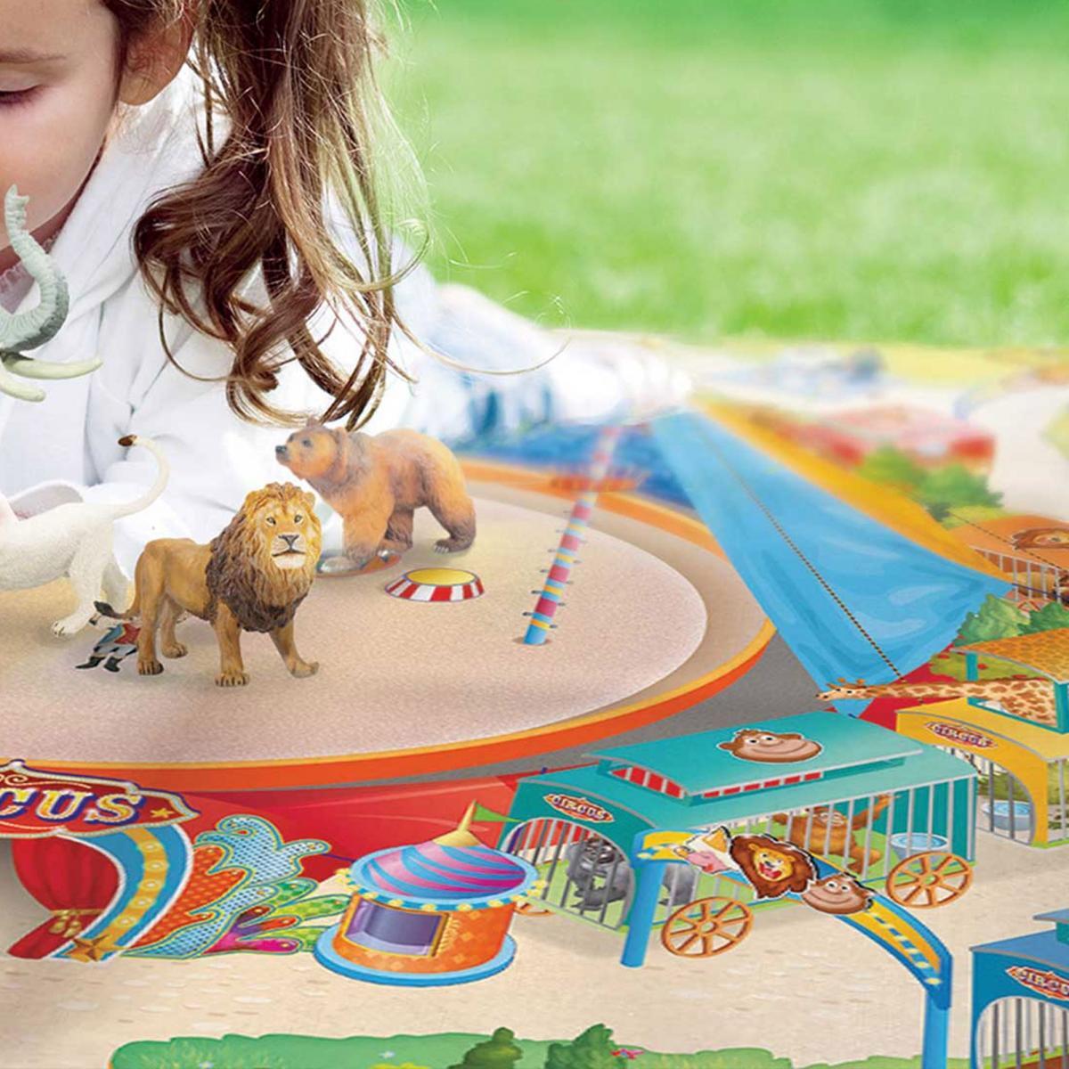 Nappe pour jeu d'enfant Cirque