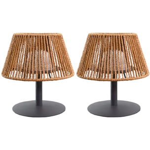 2 Lampe de table STANDY RAFFY H22CM