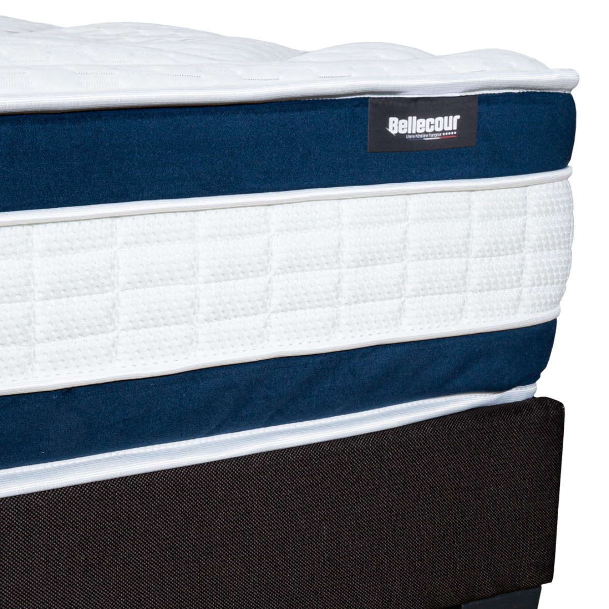 Matelas Chenonceau, Soutien Ferme, 26 cm, Mémoire de Forme & Mousse Haute Densité, Fabrication Française, Déhoussable